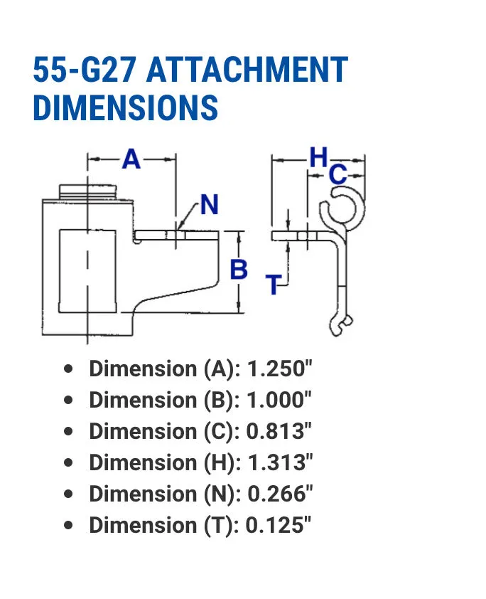 55 G27R ATTACHMENT