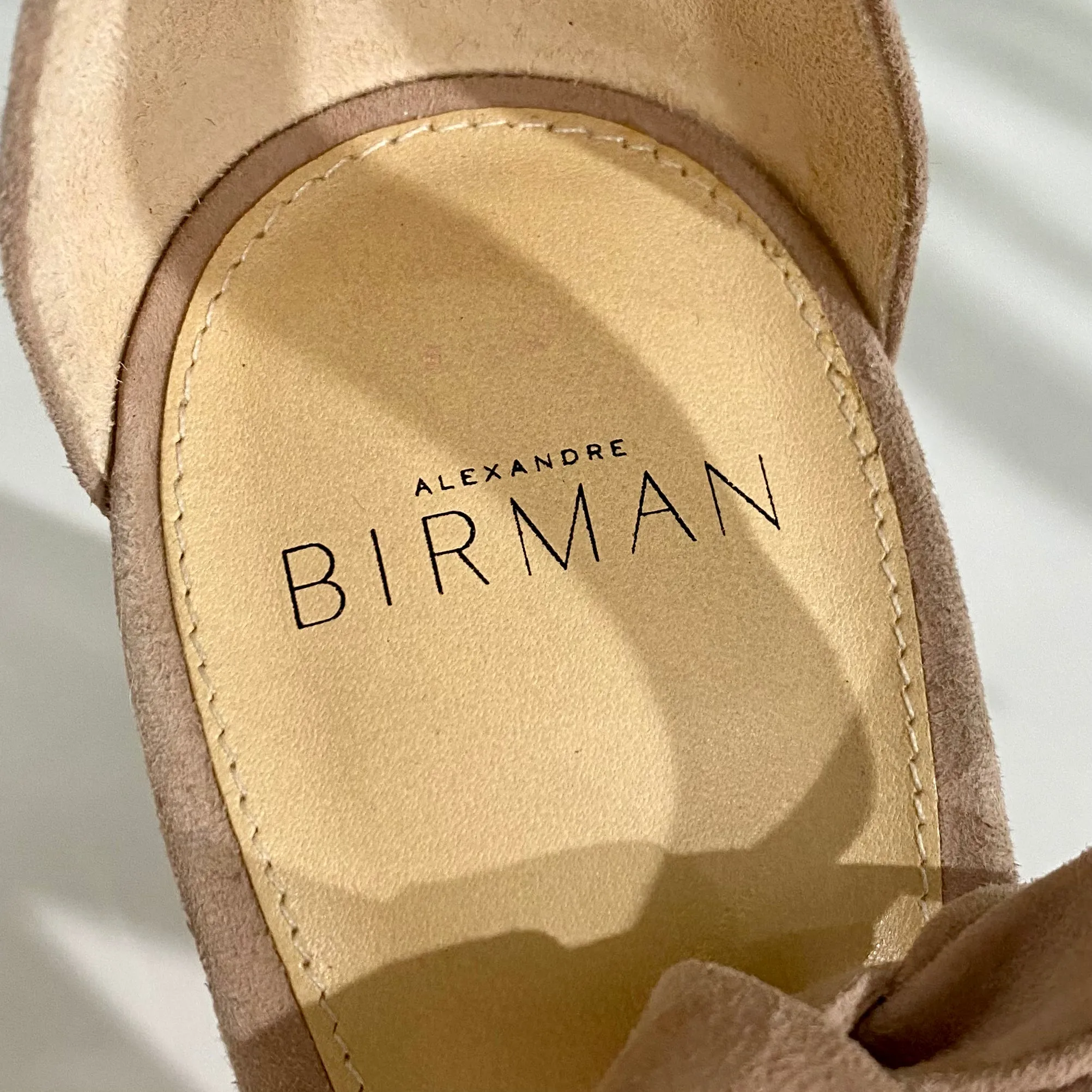 Alexandre Birman Beige Clarita Sandals
