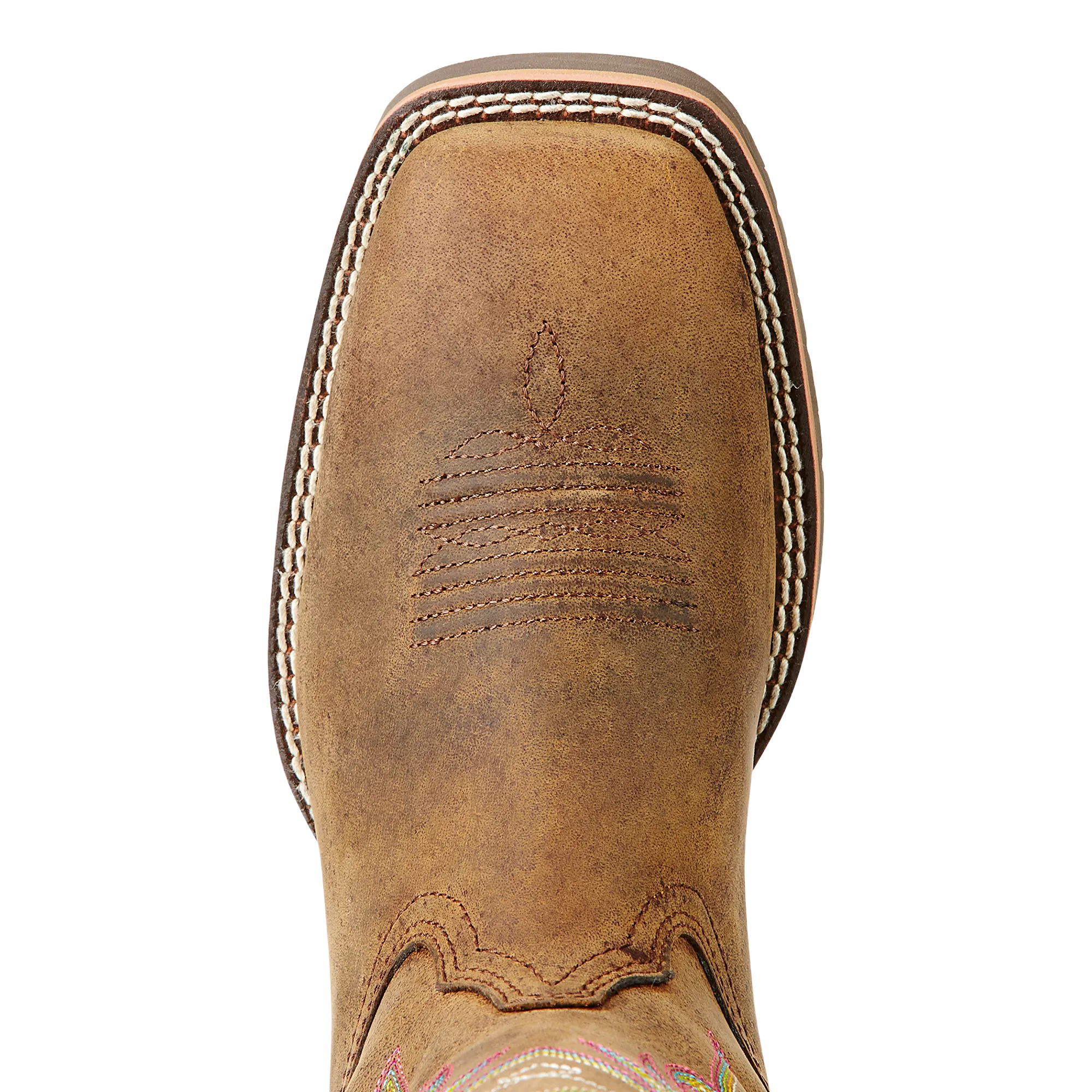 Ariat Ladies Hybrid Rancher Distressed Brown Western Boots 10018527
