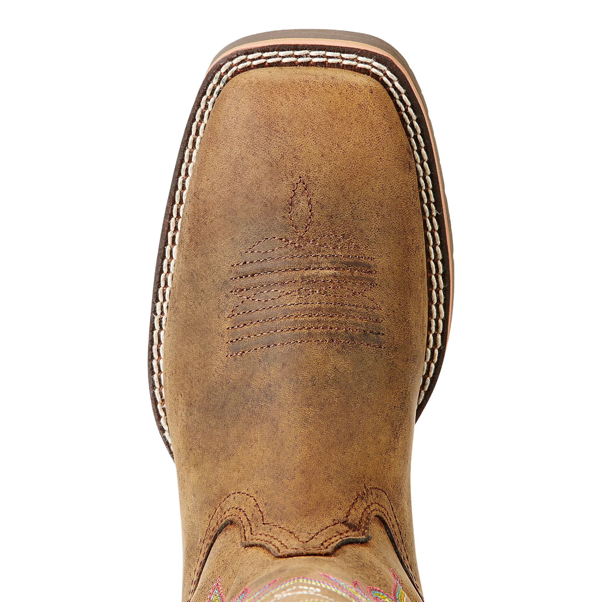 Ariat Ladies Hybrid Rancher Distressed Brown Western Boots 10018527