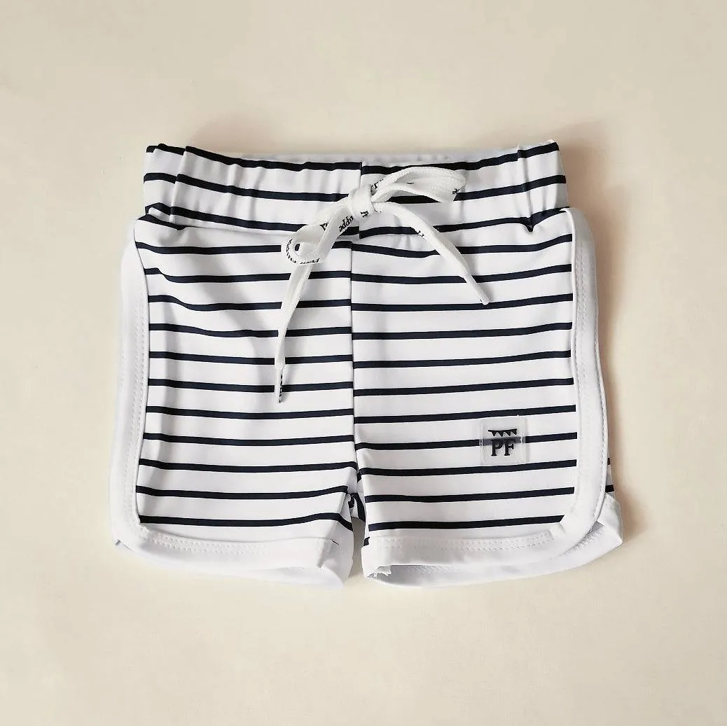 Baby Swim Shorts - UPF50  - Breton Stripes