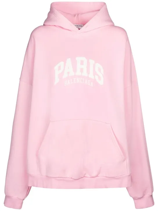 Balenciaga   Cities wide fit sweatshirt hoodie 