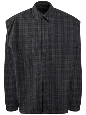 Balenciaga   Detachable sleeves cotton shirt 