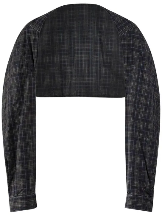 Balenciaga   Detachable sleeves cotton shirt 