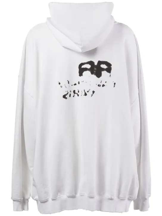 Balenciaga   Large fit cotton hoodie 