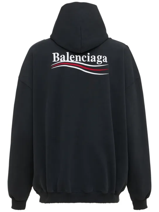 Balenciaga   Large fit cotton sweatshirt hoodie 