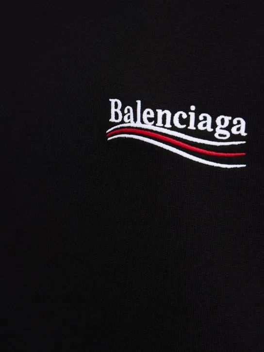 Balenciaga   Medium fit cotton hoodie 