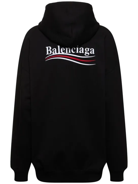 Balenciaga   Medium fit cotton hoodie 