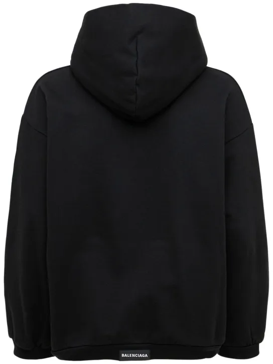 Balenciaga   Small fit cotton hoodie 