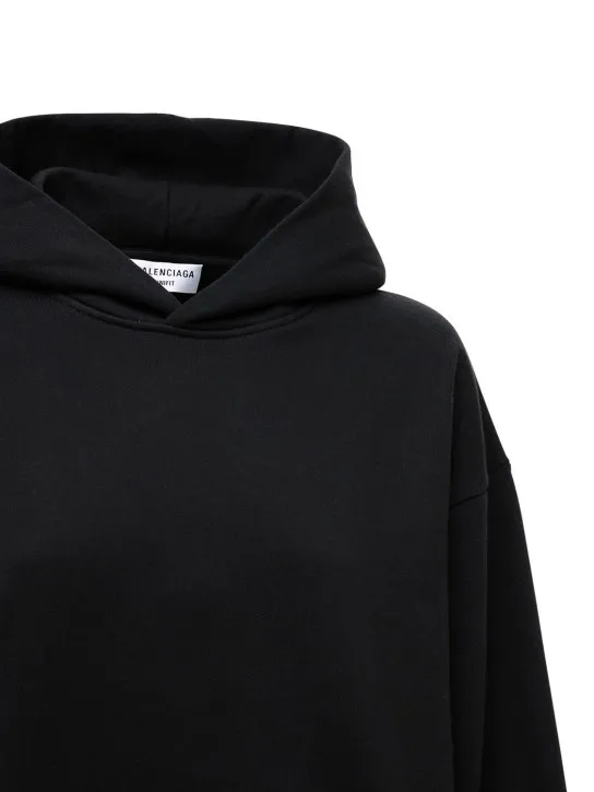 Balenciaga   Small fit cotton hoodie 