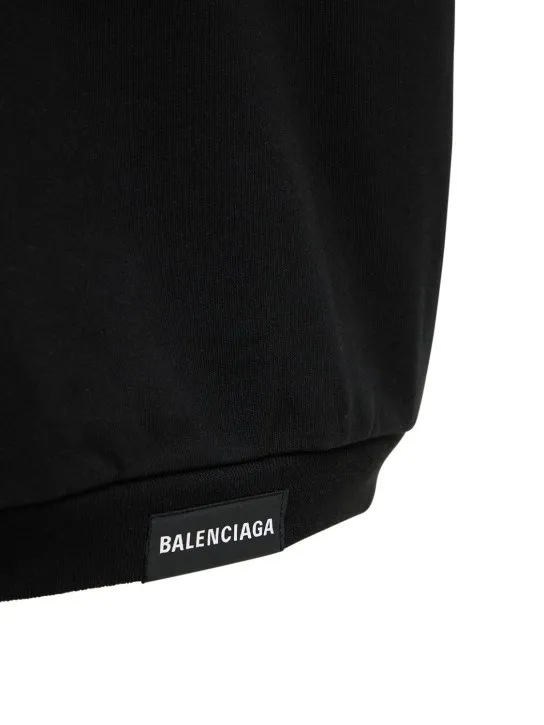 Balenciaga   Small fit cotton hoodie 