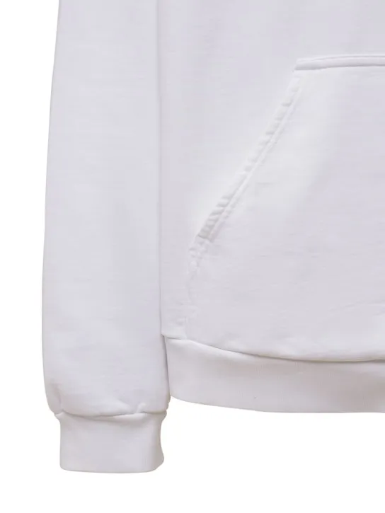 Balenciaga   Wide embroidered cotton hoodie 
