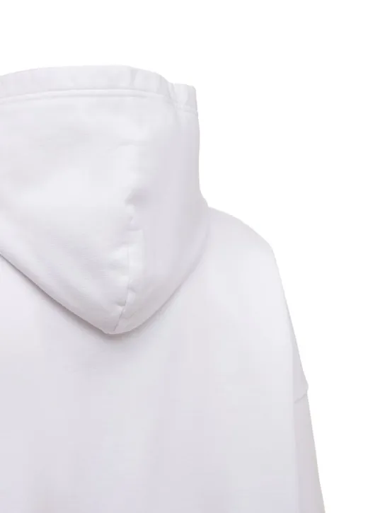 Balenciaga   Wide embroidered cotton hoodie 