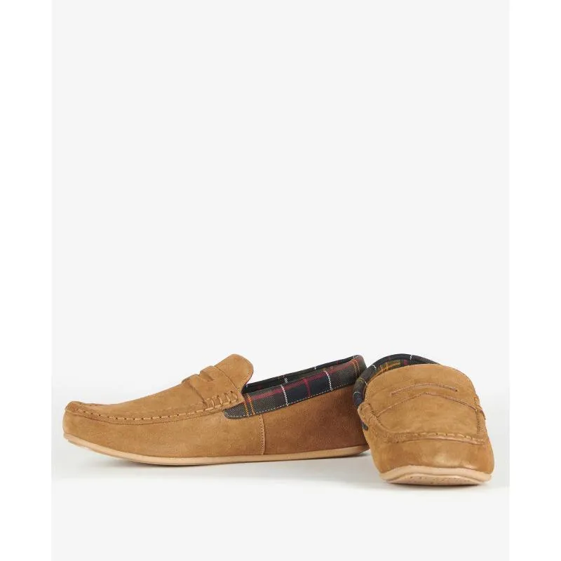 Barbour Porterfield Mens Slipper - Dark Sand