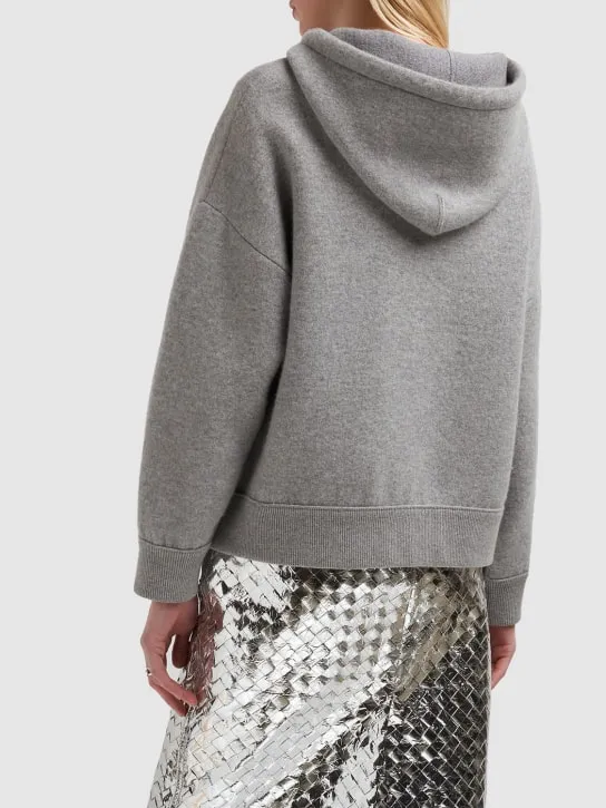 Bottega Veneta   Relaxed fit cashmere blend hoodie 