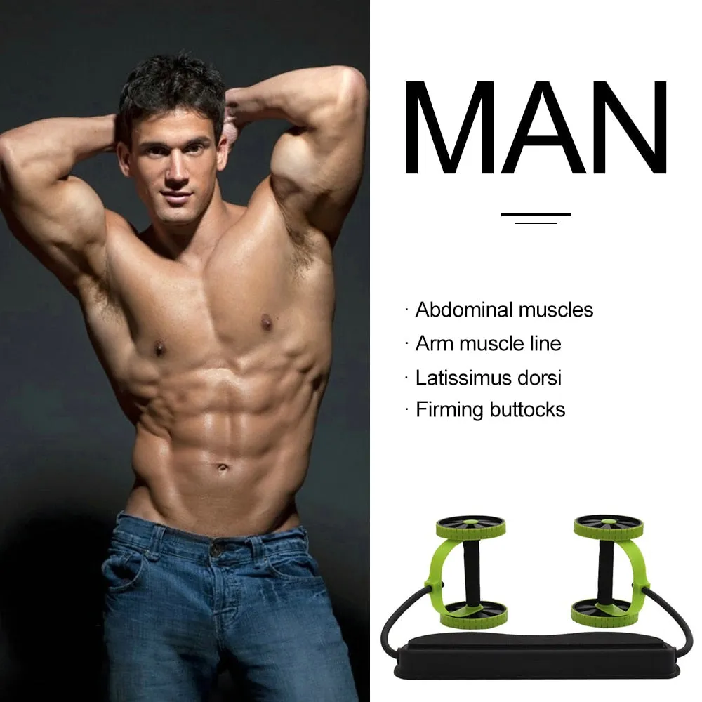 Core & Abdominal Double Ab Roller Trainers