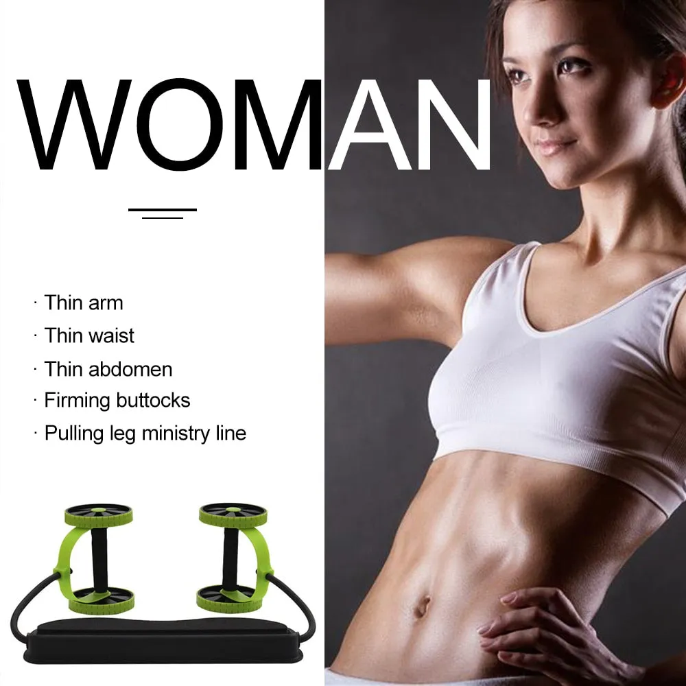 Core & Abdominal Double Ab Roller Trainers