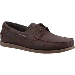 Cotswold Bartrim Leather Men's Brown Boat Shoes
