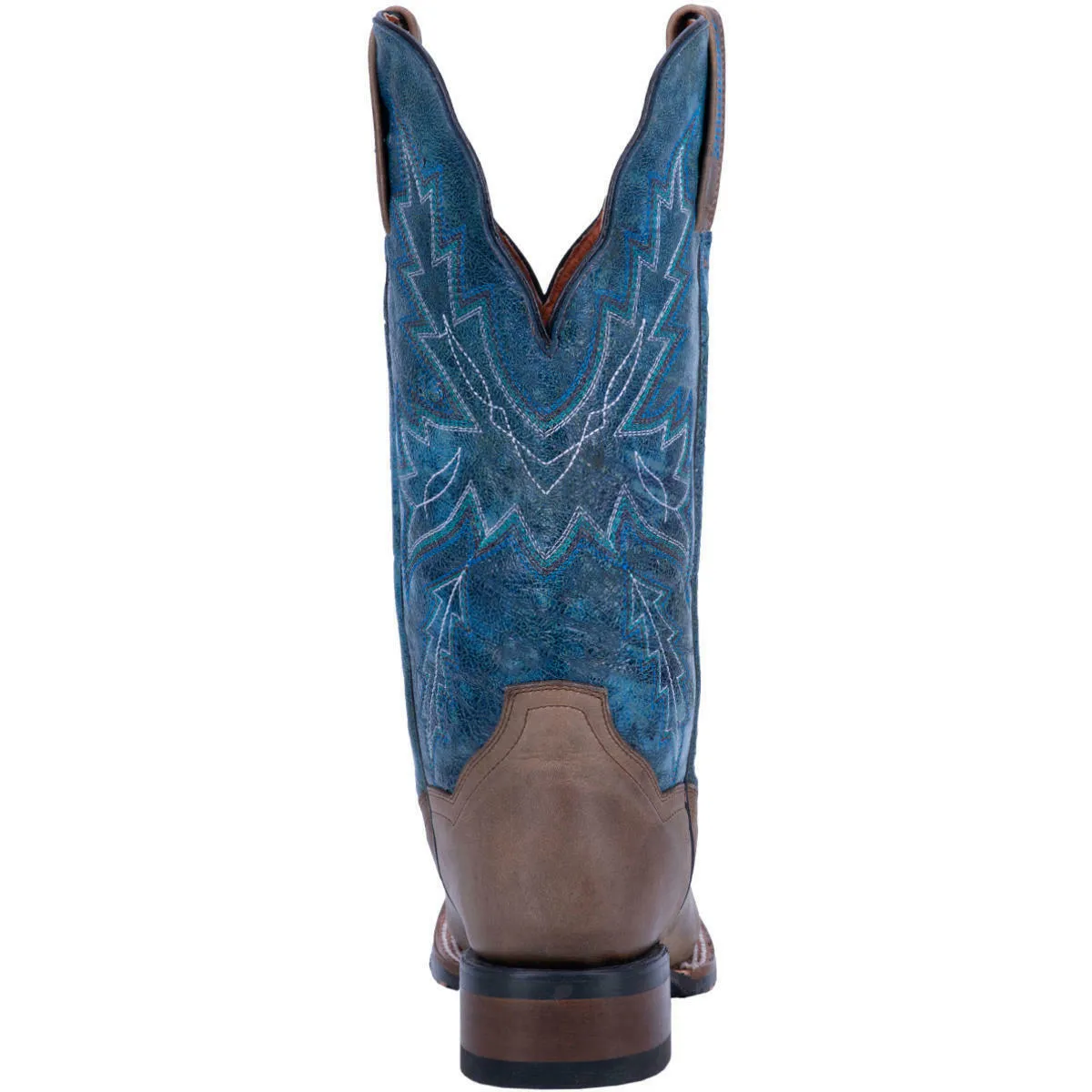 Dan Post Ladies Pasadena Brown & Blue Square Toe Boots DP4571