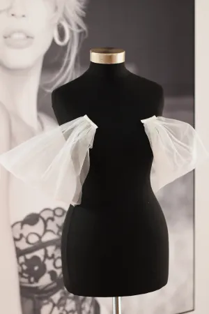Detachable Plain Tulle Bridal Straps
