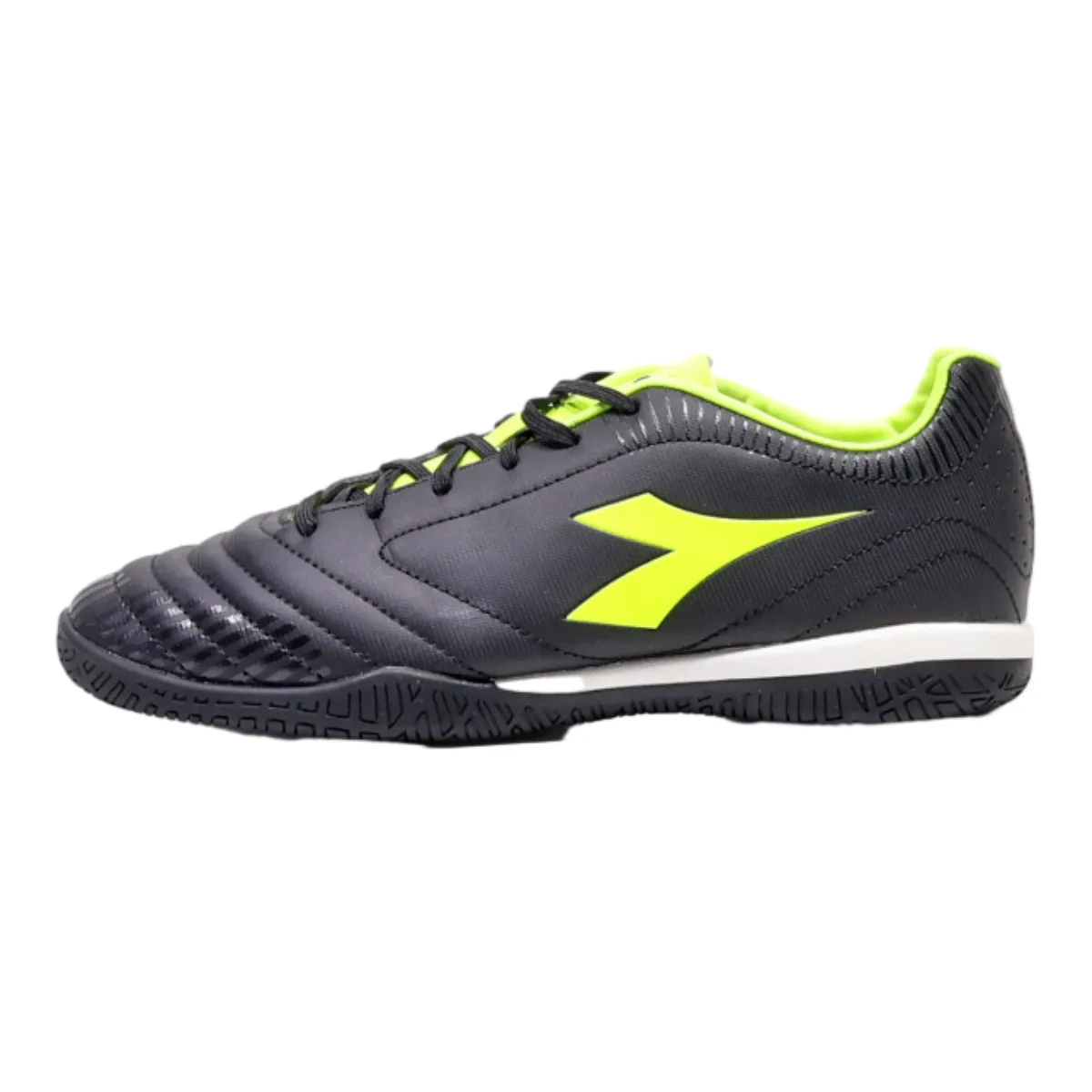 DIADORA Sneaker Trainers Black Leather Mens UK 6.5
