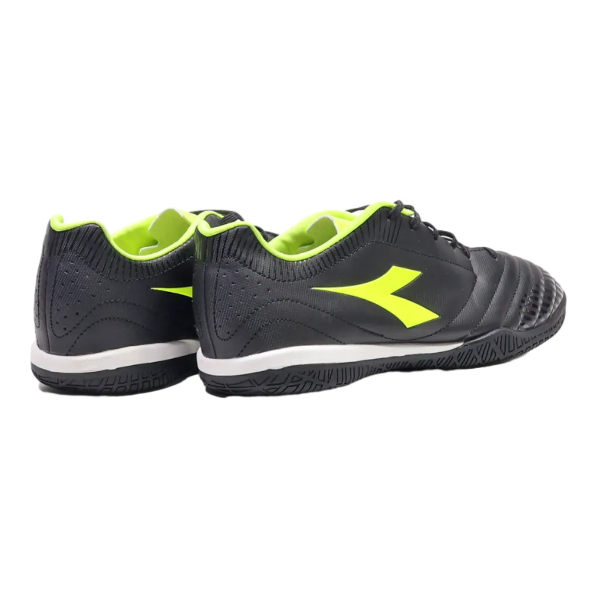 DIADORA Sneaker Trainers Black Leather Mens UK 6.5