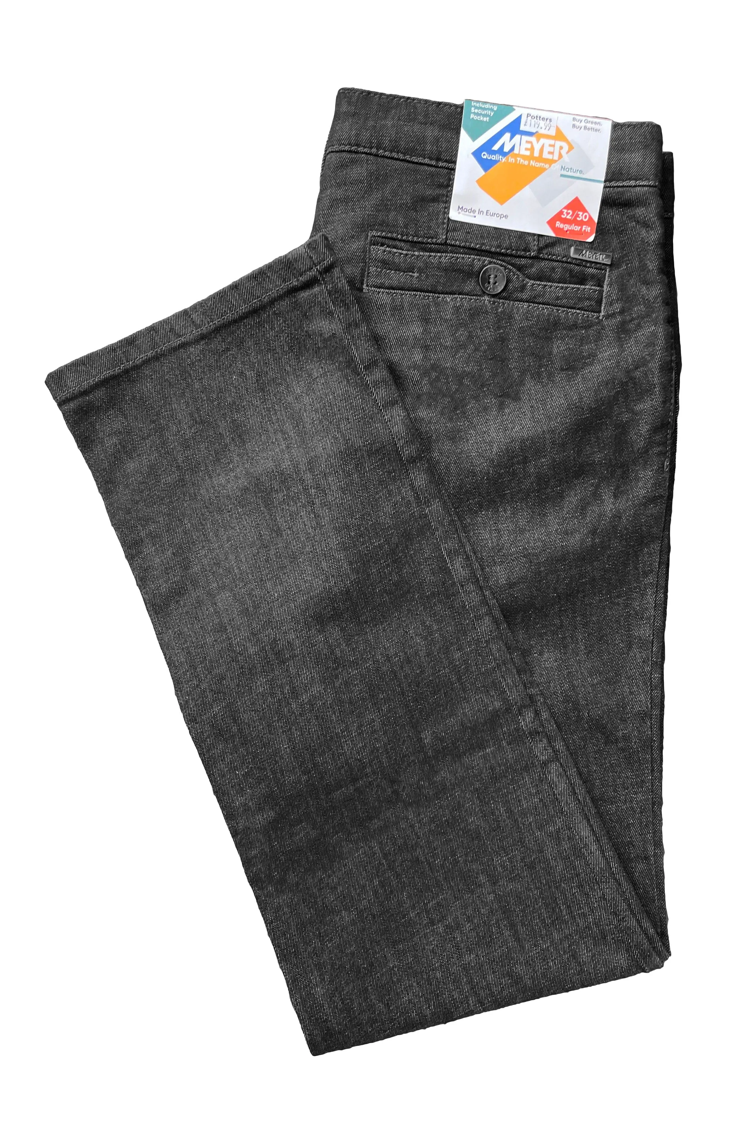 Diego Regular Straight Jeans - Washed Black