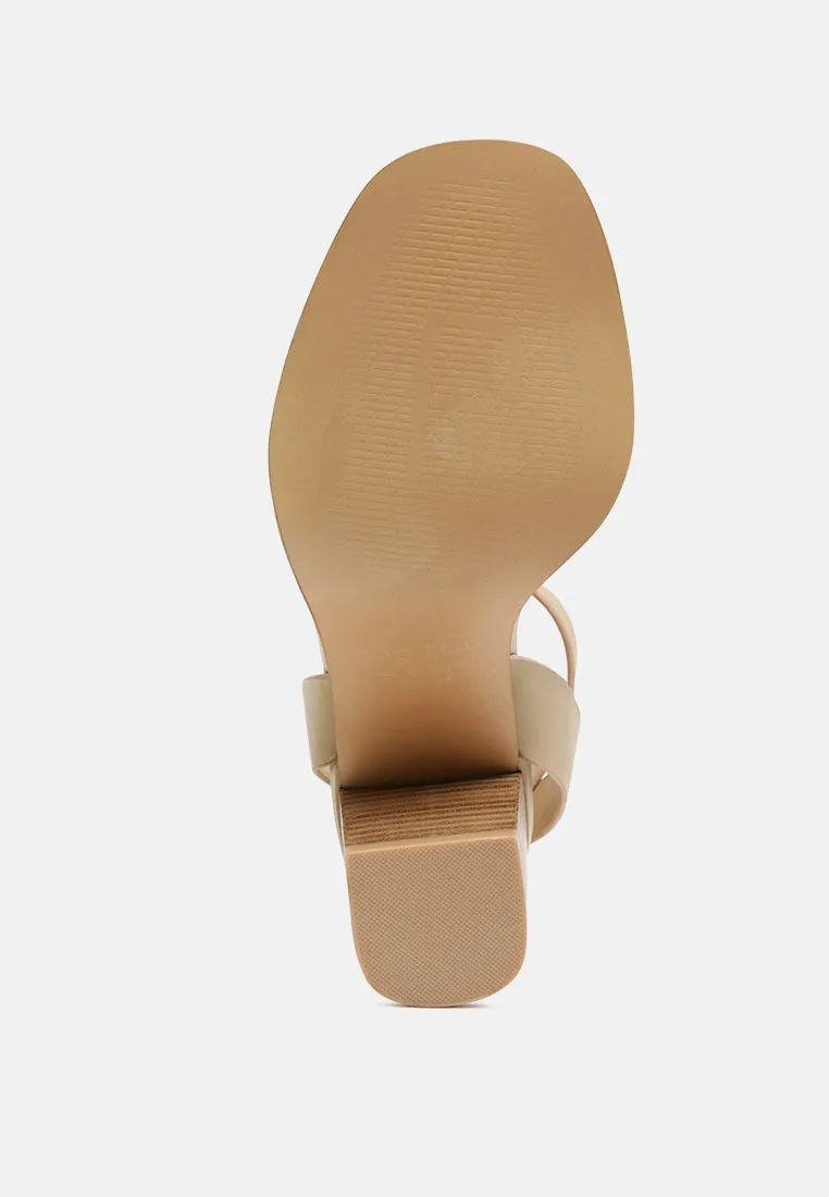 Dolph Stack Block Heeled Sandal