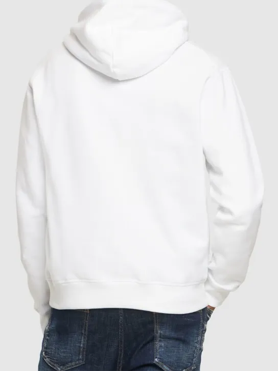 Dsquared2   Ceresio 9 print cotton jersey hoodie 