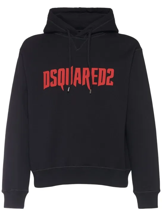 Dsquared2   Cool fit cotton hoodie 