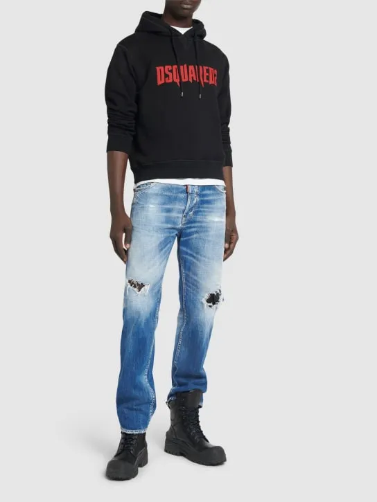 Dsquared2   Cool fit cotton hoodie 