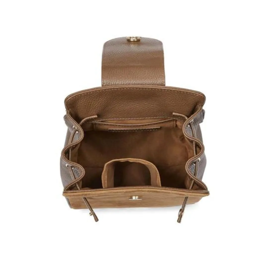 Fairfax & Favor Mini Windsor Suede Backpack in Tan