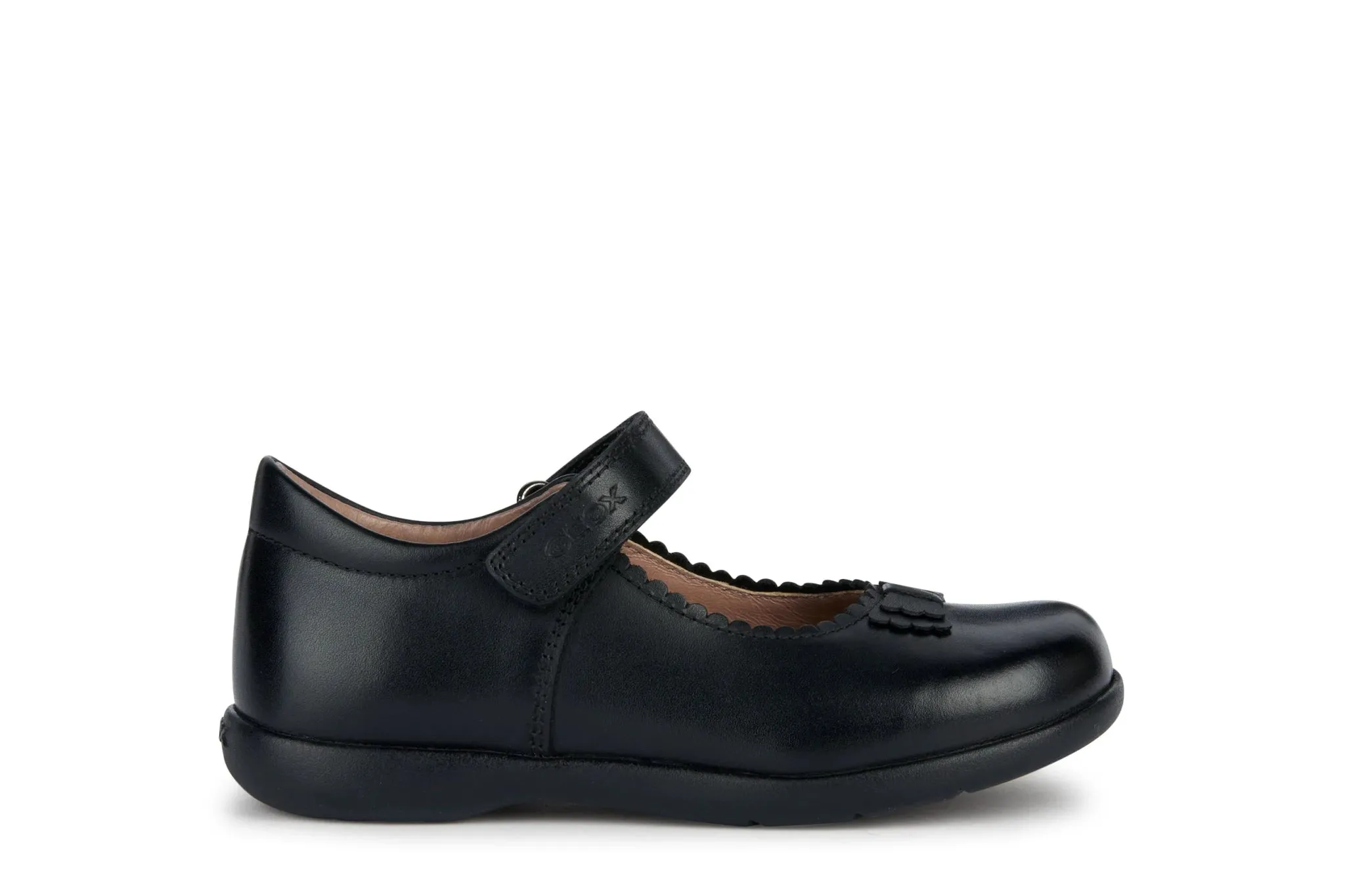 Geox: Naimara - Black Scallop Mary Jane - Black Leather