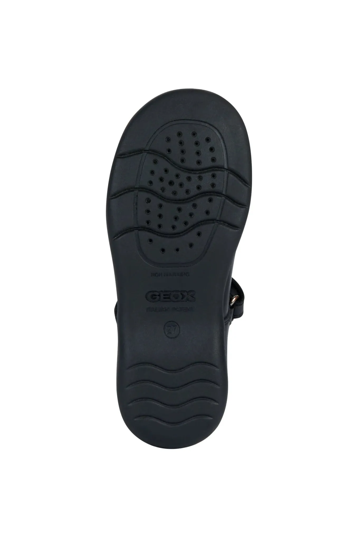 Geox: Naimara - Black Scallop Mary Jane - Black Leather
