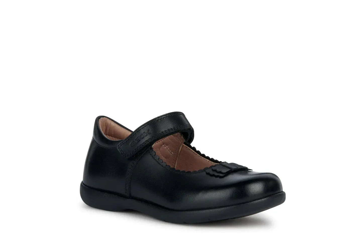 Geox: Naimara - Black Scallop Mary Jane - Black Leather