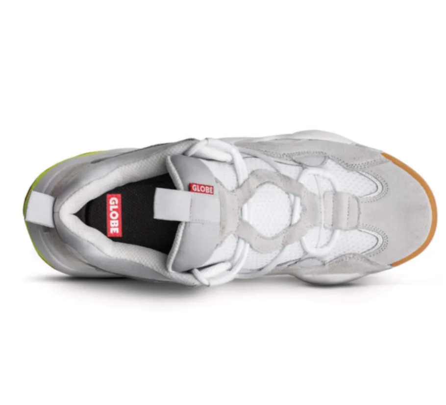 Globe Mens Option Evo Trainers - White / Grey