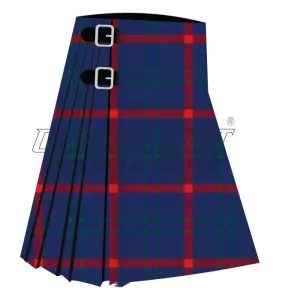 Highland Spring Blue Premium Tartan Kilt