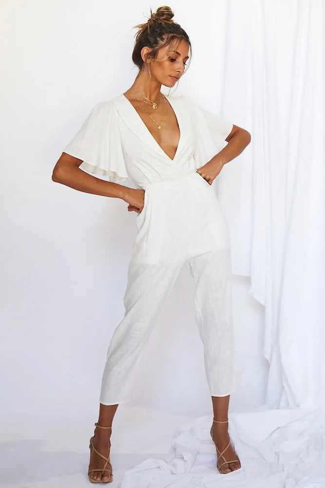 Isabelle Jumpsuit White