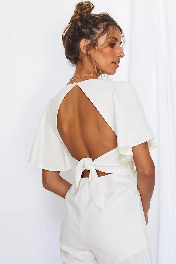 Isabelle Jumpsuit White