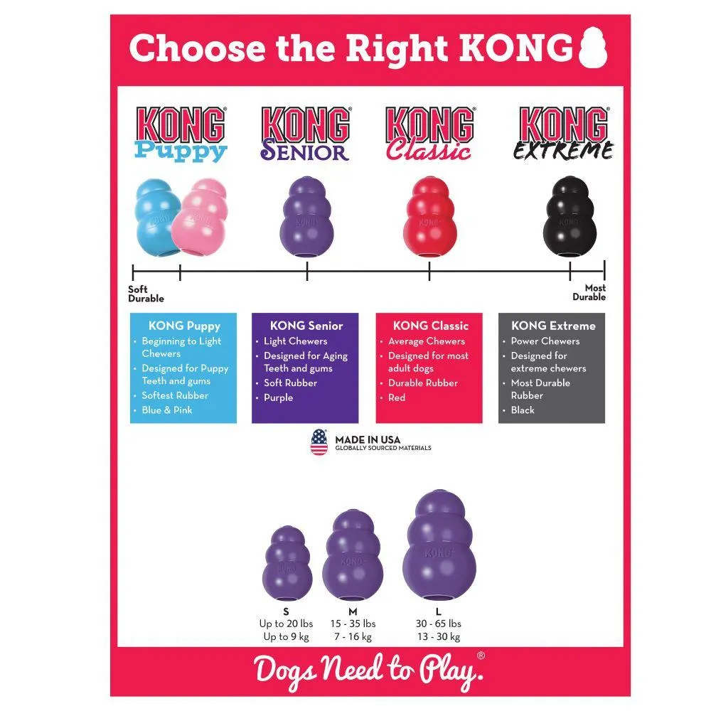 KONG Senior Kong Dog Toy (Medium)