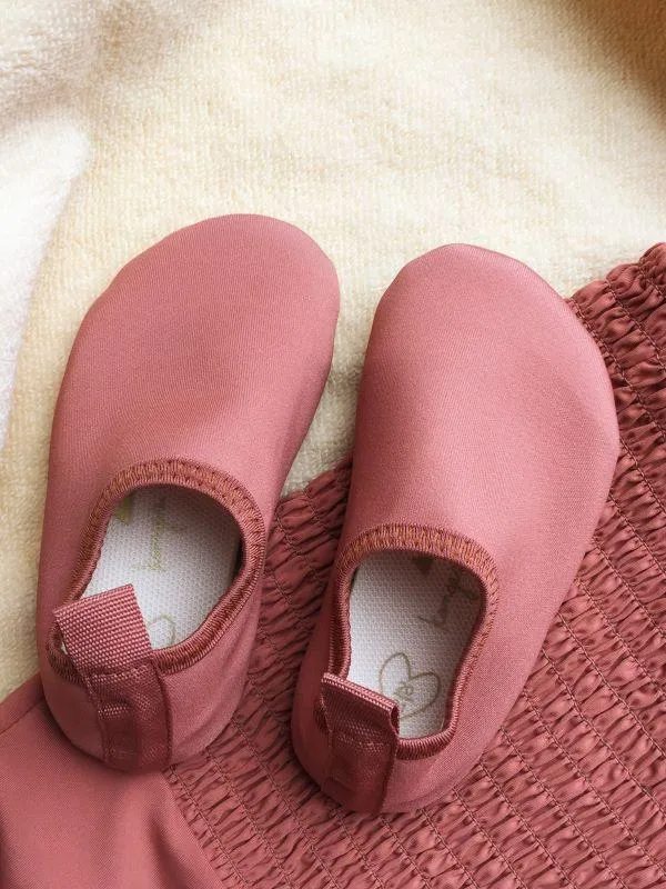 Konges Slojd Unisex UV Swim Shoes in Ruben Rose