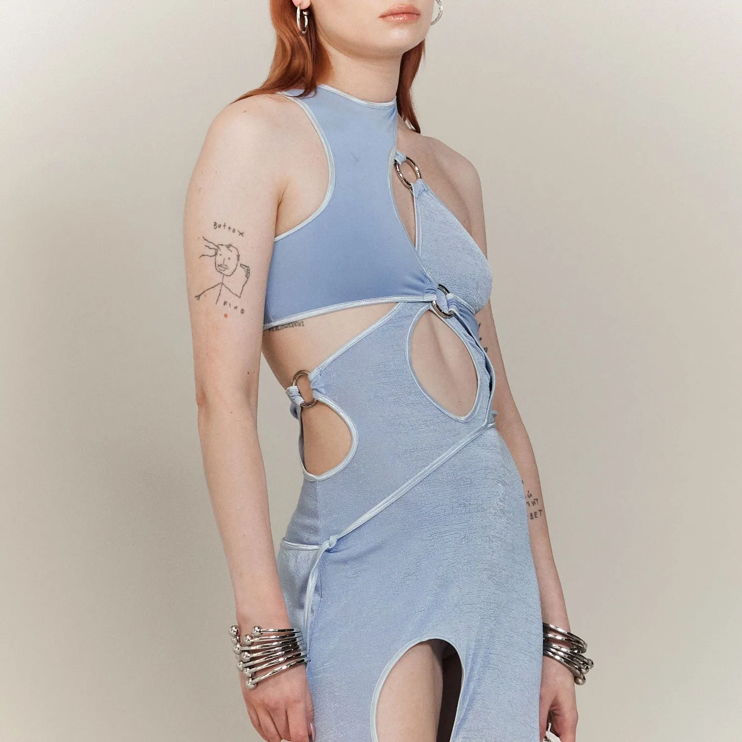Light Blue Ring Dress