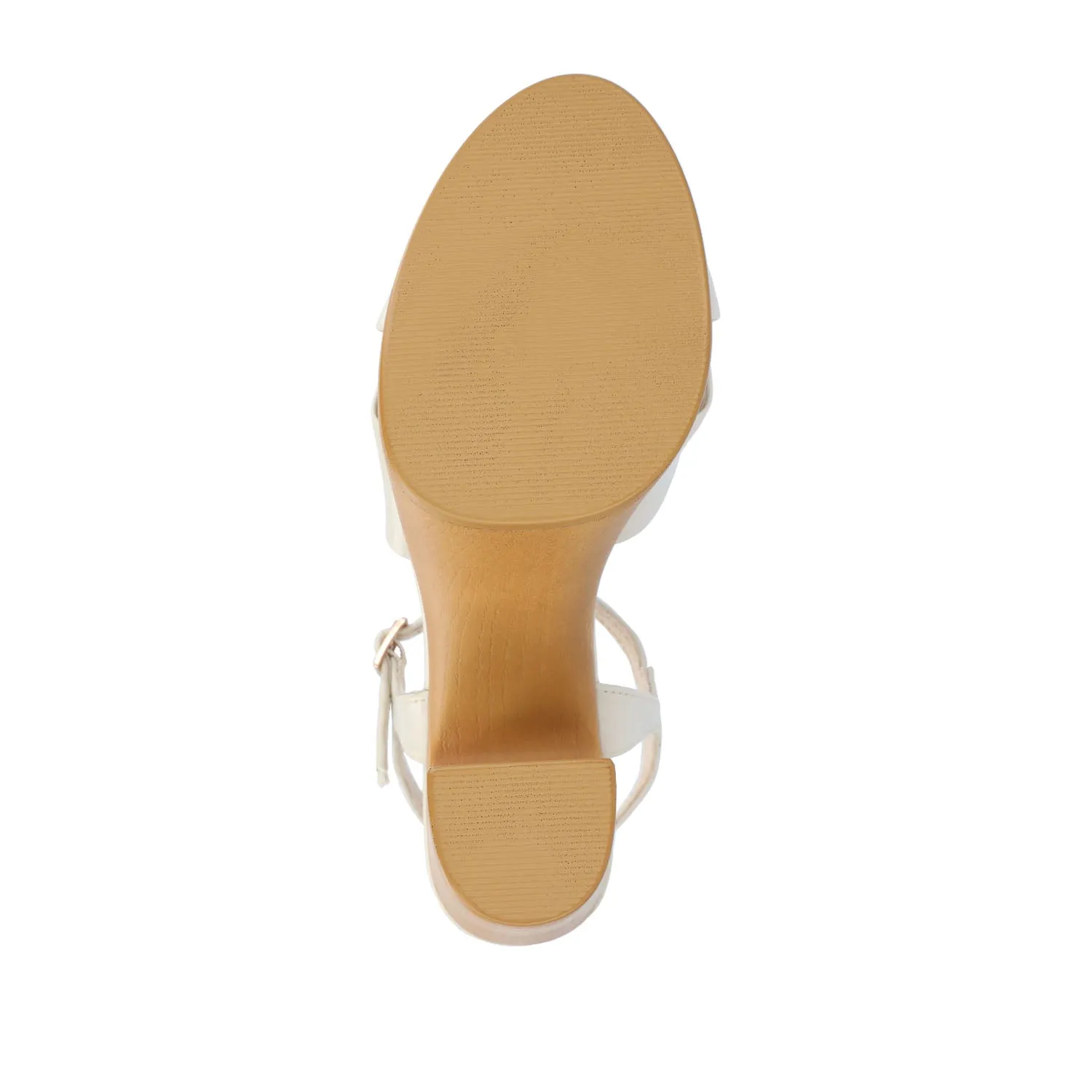 LORRICA HEELED SANDALS IN FAUX LEATHER