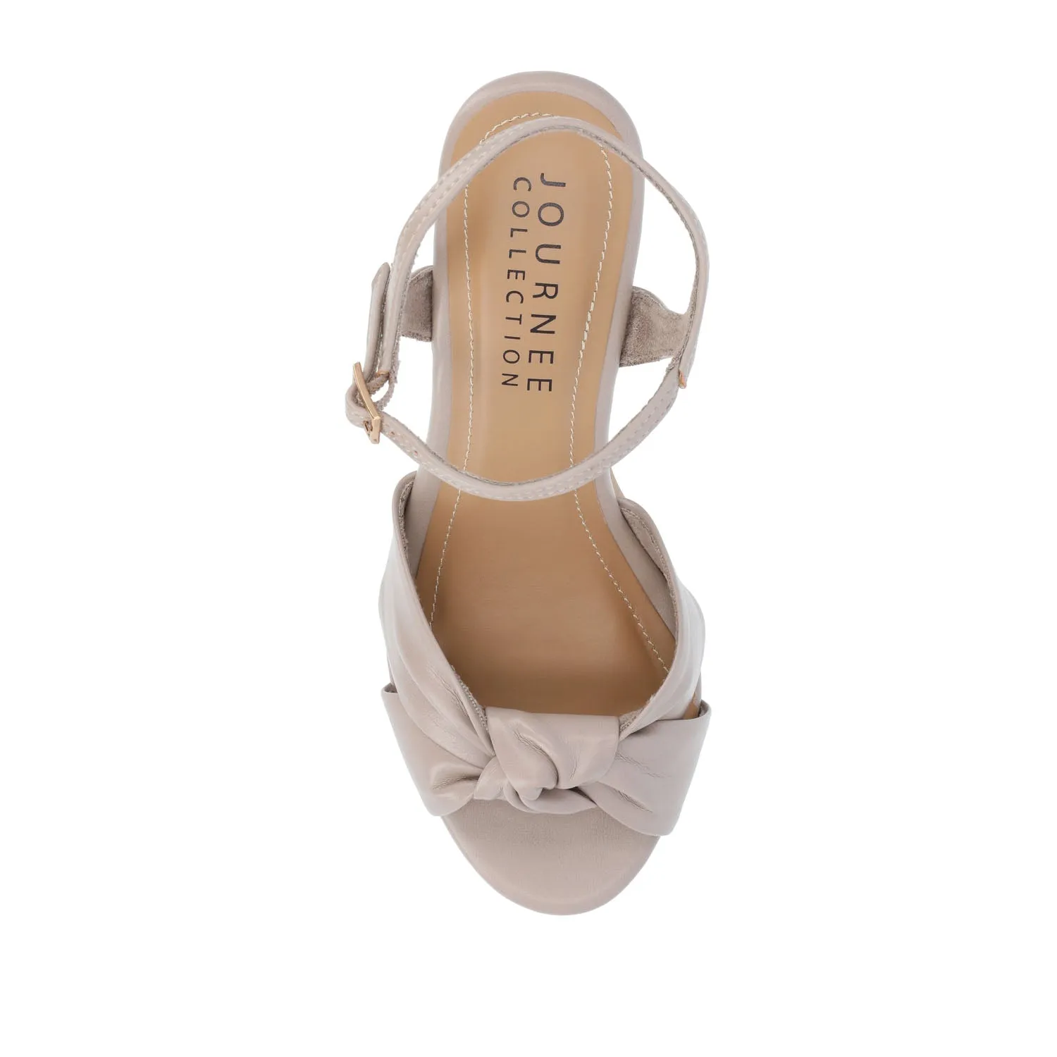 LORRICA HEELED SANDALS IN FAUX LEATHER