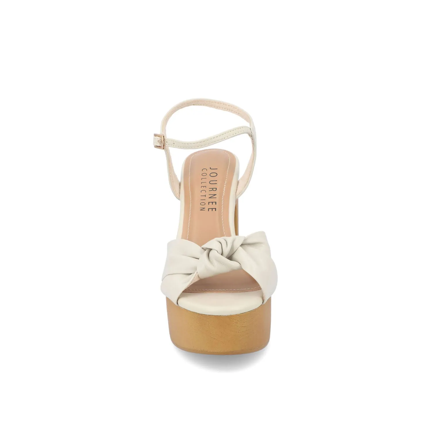 LORRICA HEELED SANDALS IN FAUX LEATHER