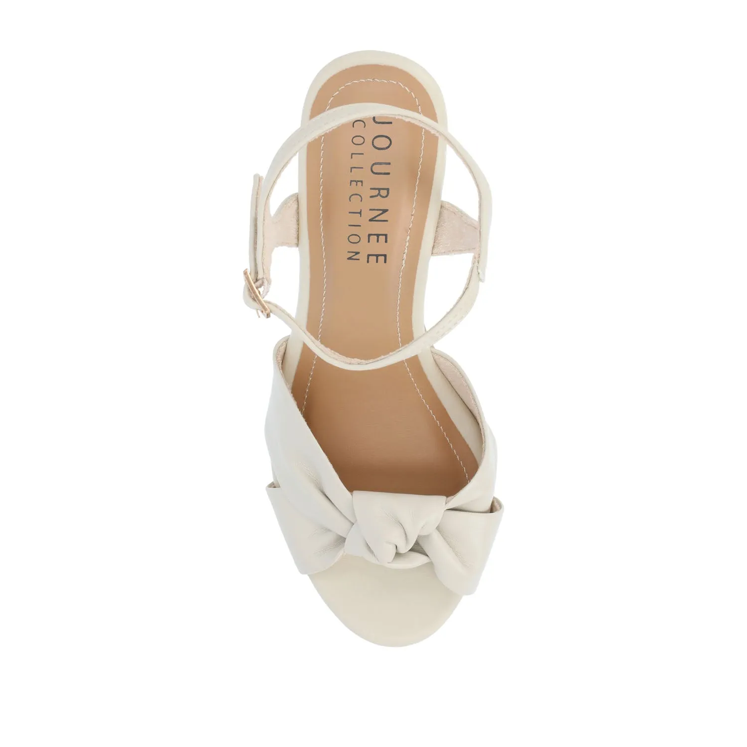 LORRICA HEELED SANDALS IN FAUX LEATHER