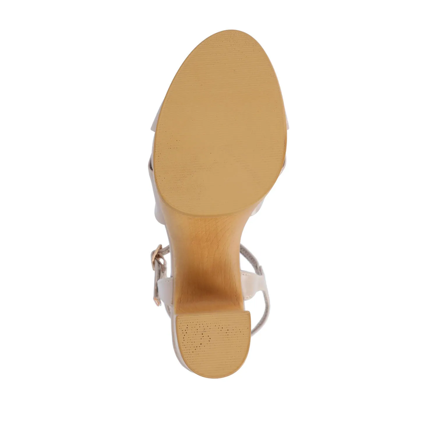 LORRICA HEELED SANDALS IN FAUX LEATHER