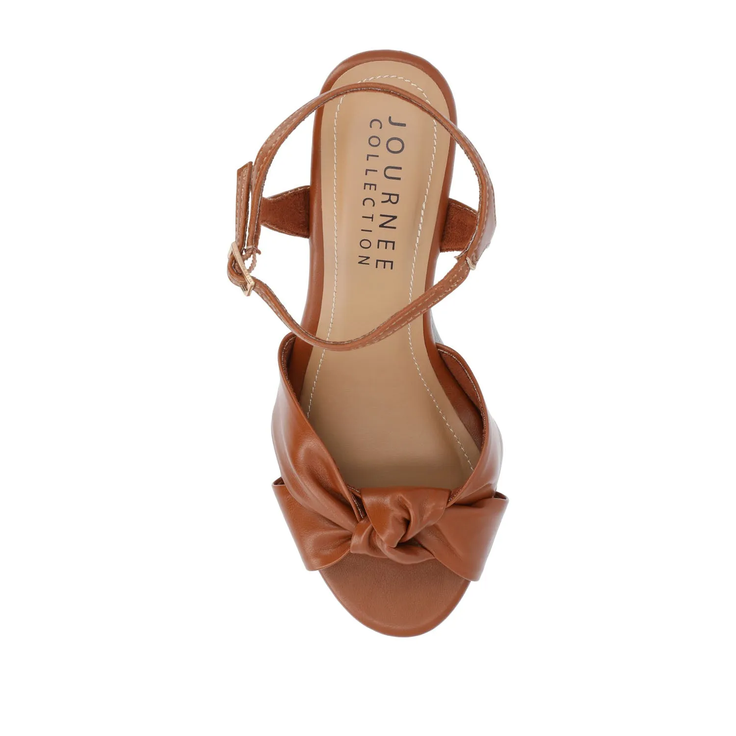 LORRICA HEELED SANDALS IN FAUX LEATHER