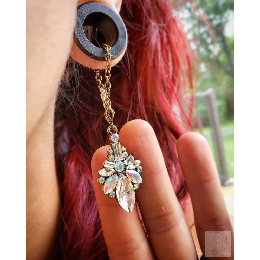 Luminous Crystal Dangles for ECJ Mag Tunnels, Without Tunnels