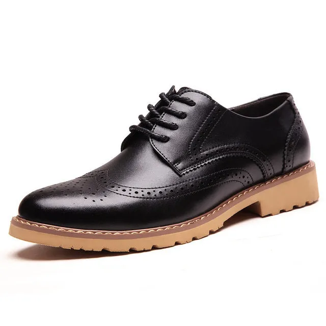 Luxury Vintage Leather British Brogues